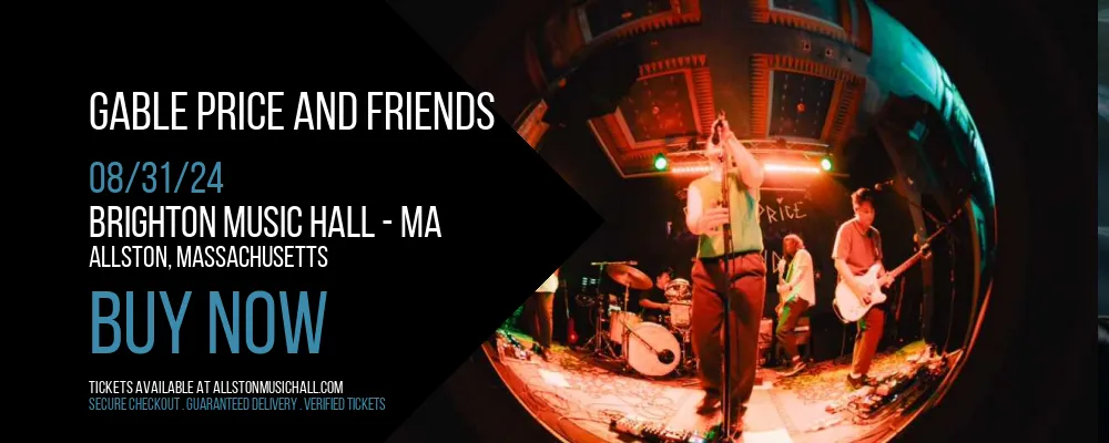 Gable Price and Friends at Brighton Music Hall - MA