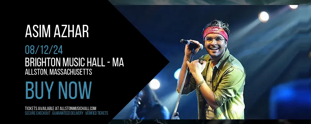 Asim Azhar at Brighton Music Hall - MA