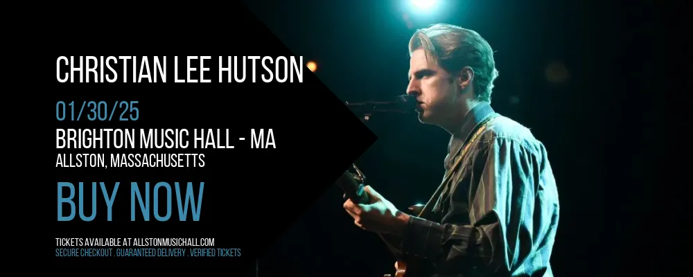 Christian Lee Hutson at Brighton Music Hall - MA