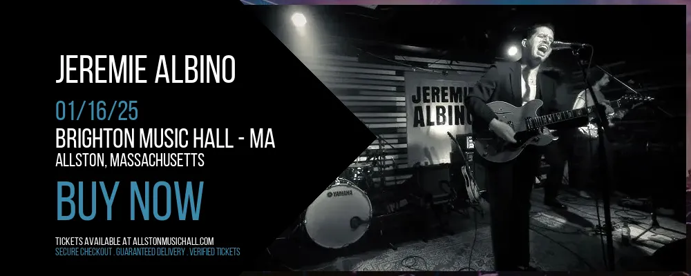 Jeremie Albino at Brighton Music Hall - MA