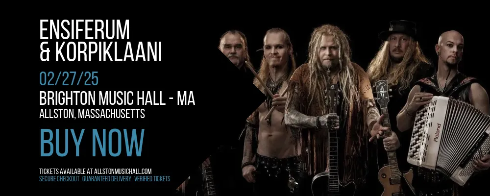 Ensiferum & Korpiklaani at Brighton Music Hall - MA