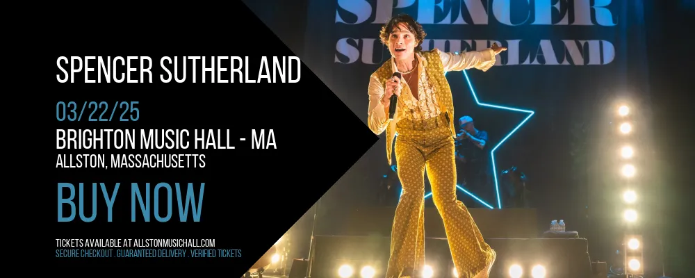 Spencer Sutherland at Brighton Music Hall - MA